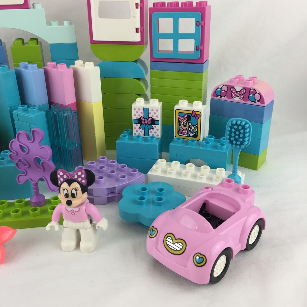 LEGO Duplo Pastel Mixed Lot 122 Pcs Disney Minnie Mouse Car Door Window Cupcake - Picture 3 of 10